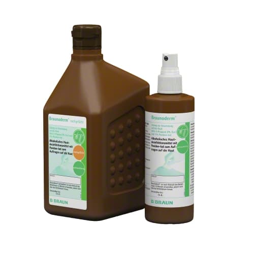 Braunoderm® coloured-Group 250 ml Spray, 1000ml Vario Bottle