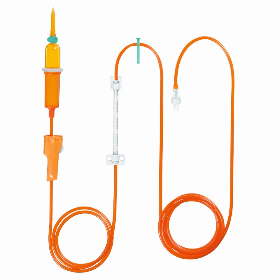Infusomat space line-Product picture, product with UV protection,  green clamp